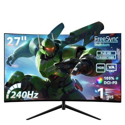 Rovesky 27- Zoll gebogener Gaming -Monitor
